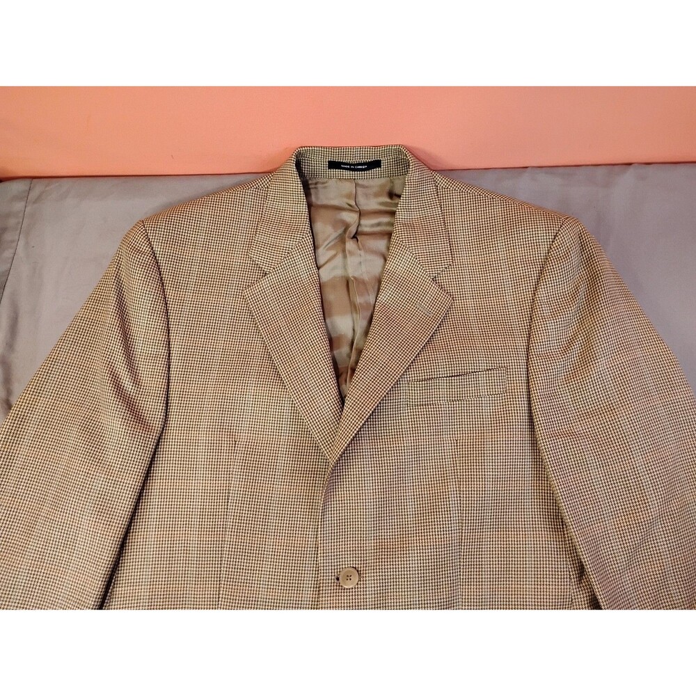 Men's Chaps Ralph Lauren Houndstooth Wool Sportcoat 42R